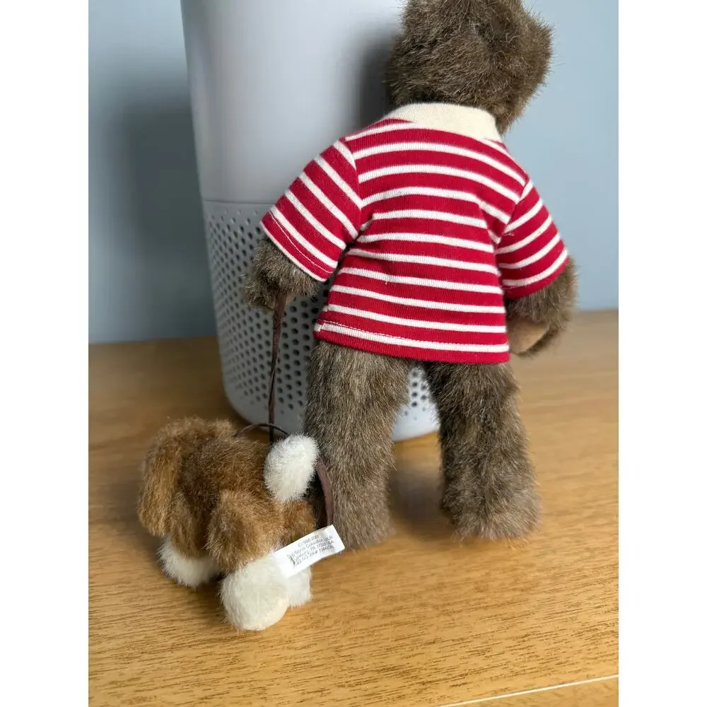 BOYDS Bear Retired Fully Poseable Cousin Marty with Dog Rover Collectible‎